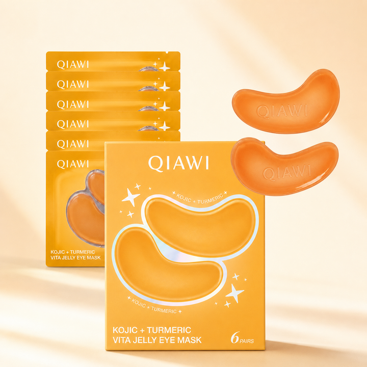 QIAWI Kojic + Turmeric Vita Jelly Eye Mask — 6 Pairs