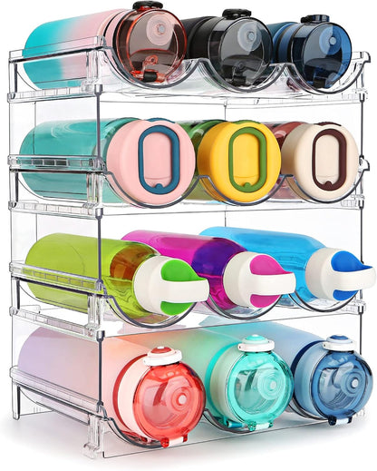 Cumya Home 4-Tier Water Bottle Organizer