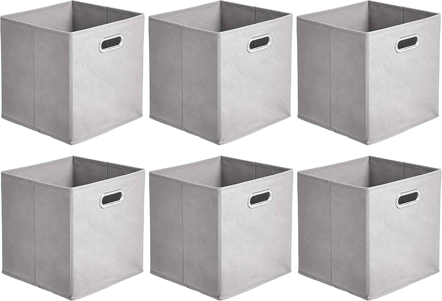 Cumya Home Collapsible Fabric Storage Cubes — 6 Pack