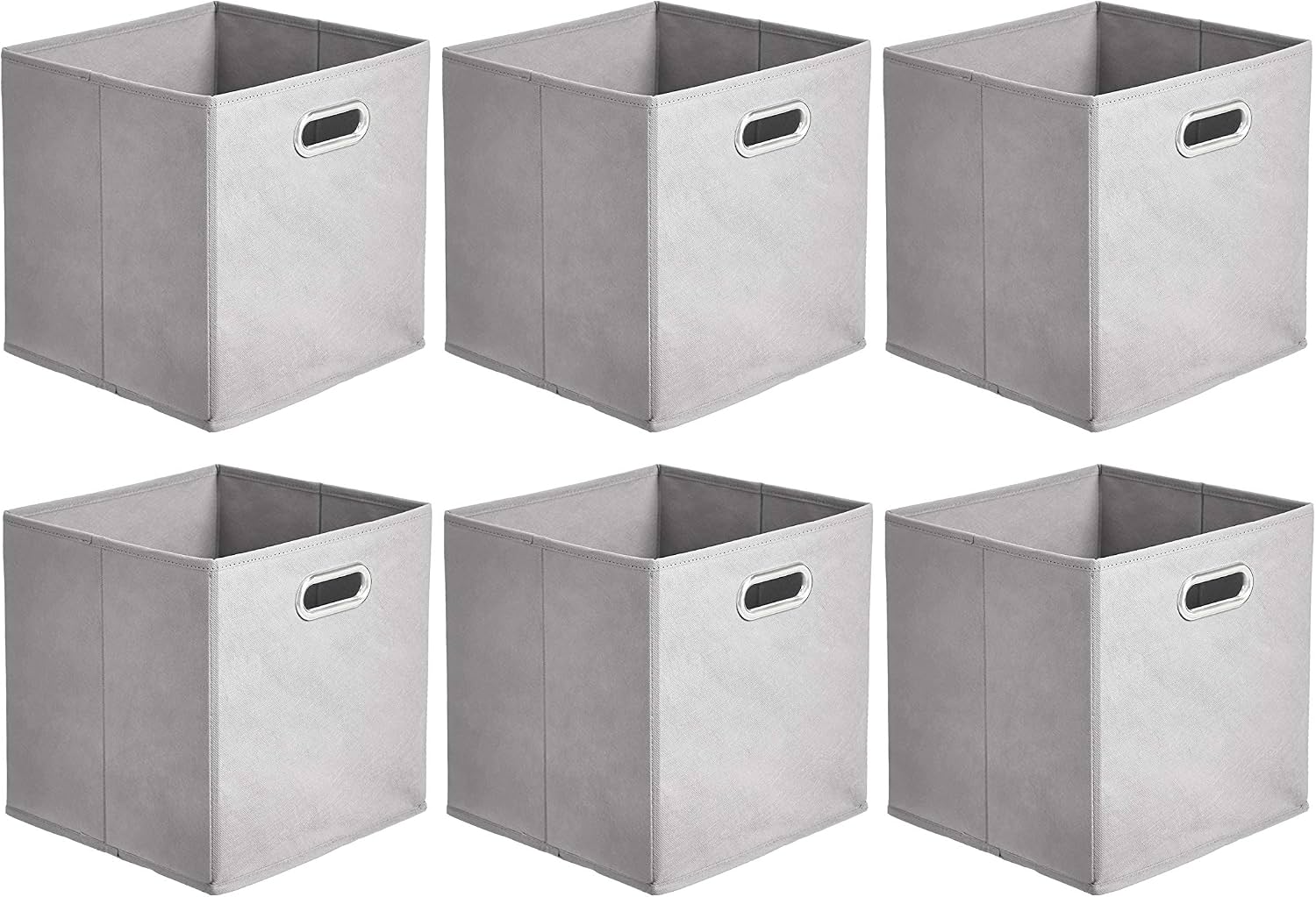 Cumya Home Collapsible Fabric Storage Cubes — 6 Pack