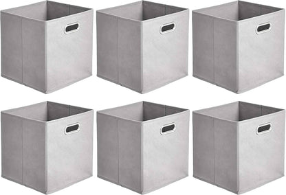 Cumya Home Collapsible Fabric Storage Cubes — 6 Pack