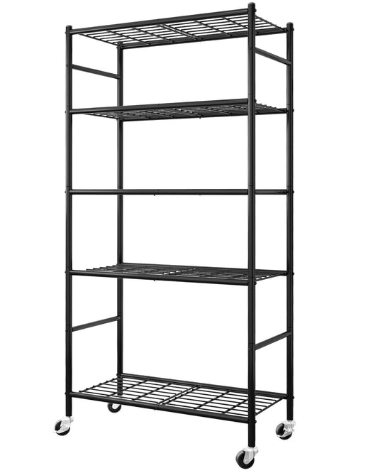 Cumya Home 5-Tier Adjustable Metal Storage Shelf